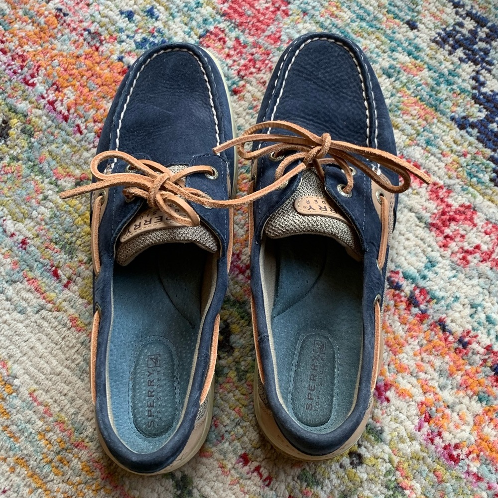 Blue Sperry Top Sider